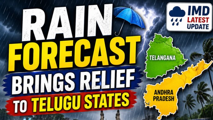 Rain Forecast Brings Relief to Telugu States