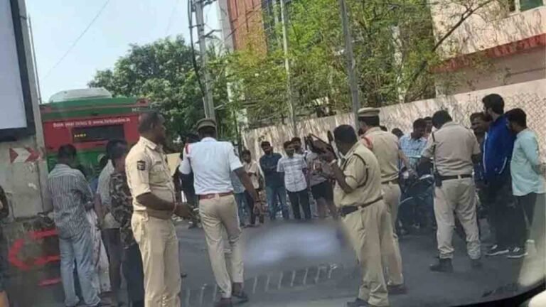 School Girl Killed In Jubilee Hills Bus Accident