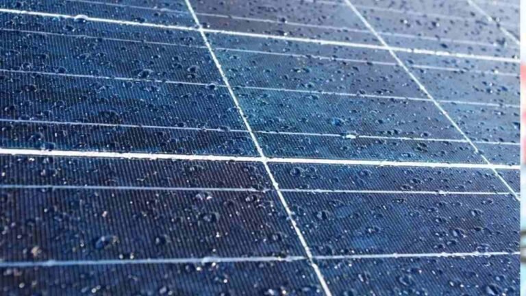Solar Panel That Generates Electricity From Rain