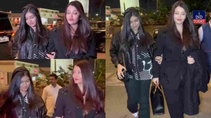 Aishwarya Rai Bachchan Leaves for Cannes With Daughter Aaradhya