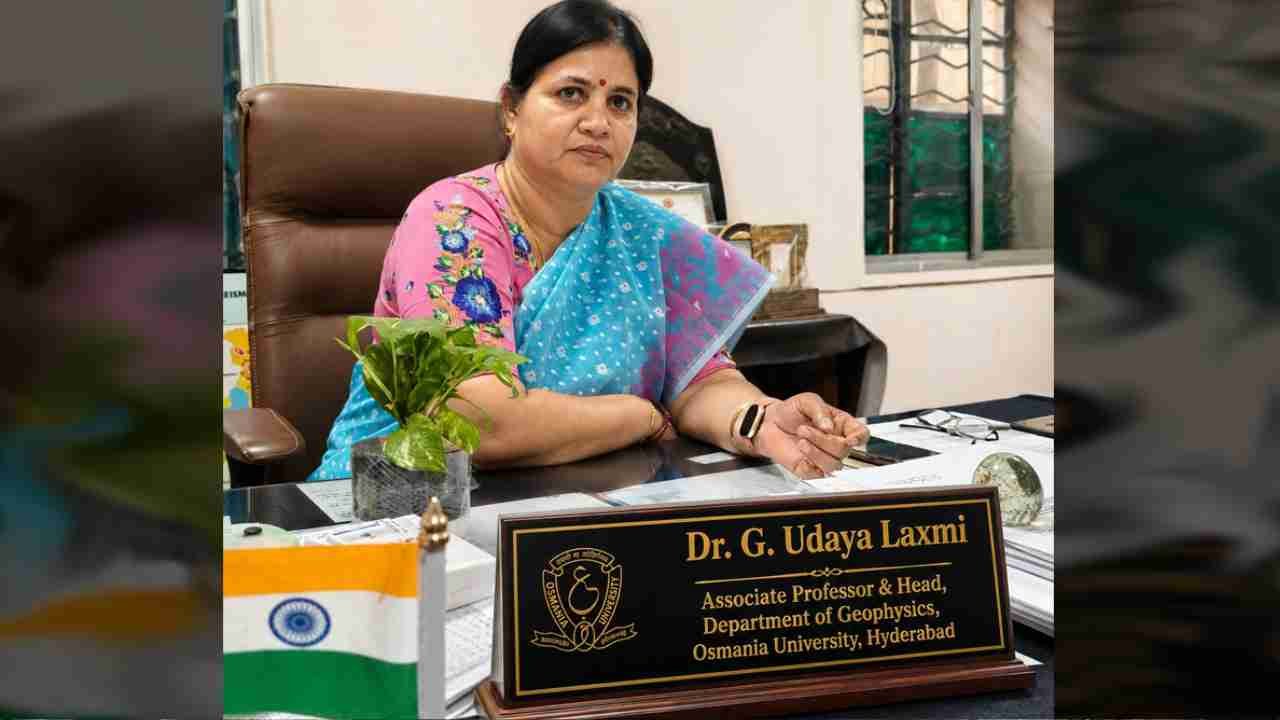 Dr G Udaya Laxmi Becomes First Woman HOD of OU Geophysics Department