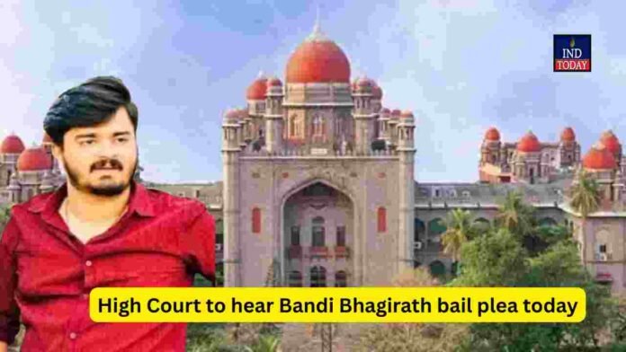 High Court to hear Bandi Bhagirath bail plea today