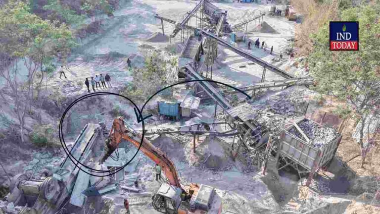 Illegal Mining Crackdown HYDRA Action in Hyderabad