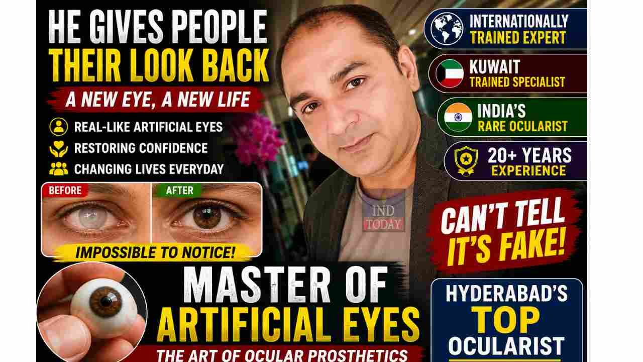 Ilyas Ahmad Ocularist Hyderabad | Expert Artificial Eye Specialist