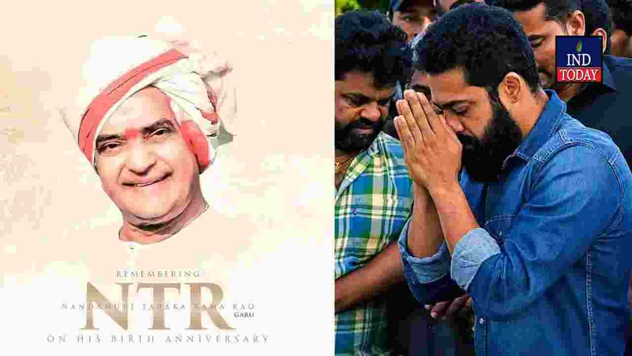 NTR Birth Anniversary: Jr NTR Pays Tribute in Hyderabad