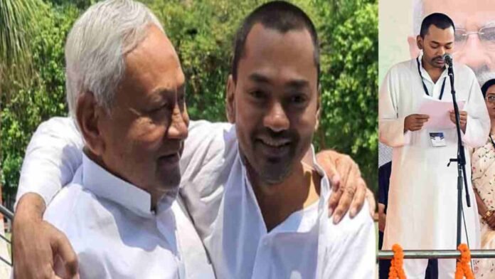 Nitish Kumar Son Nishant Kumar Sworn In As Bihar Cabinet Minister