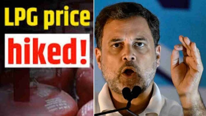 Rahul Slams Govt On Commercial LPG Price Hike