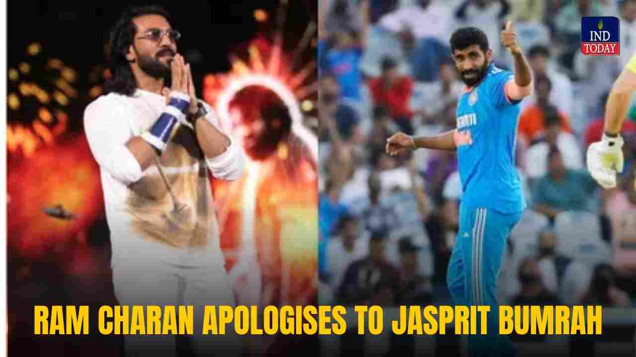 Ram Charan Apologises To Jasprit Bumrah For Calling Him A Footballer