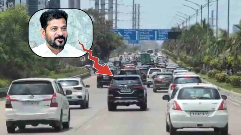 Revanth Reddy Convoy Moves in Regular Hyderabad Traffic
