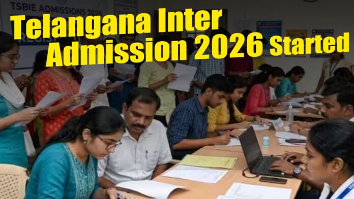 Telangana Inter Admission 2026 Start Today With New Rules