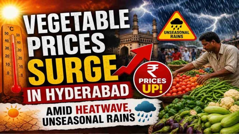 Vegetable Prices Surge In Hyderabad Amid Heatwave, Unseasonal Rains
