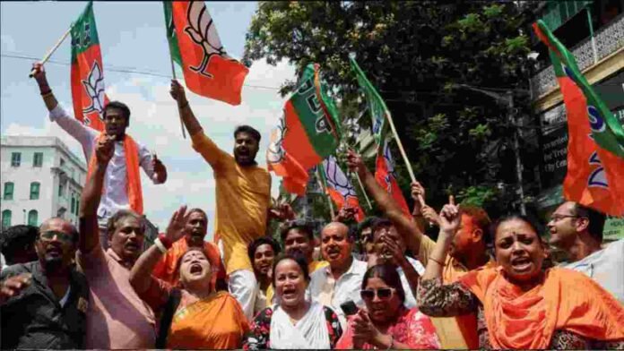 BJP Set To Form Government In West Bengal, TMC Faces Setback