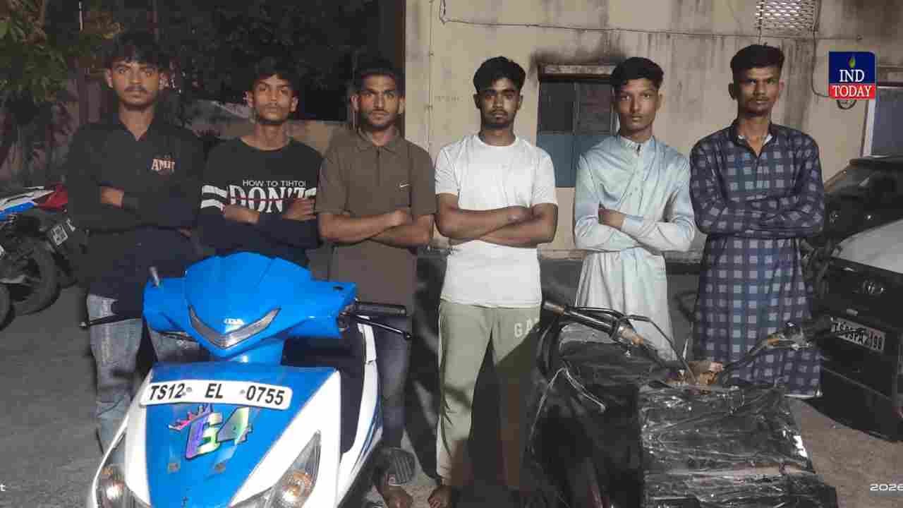 Six Held for Dangerous Bike Stunts in Hyderabad