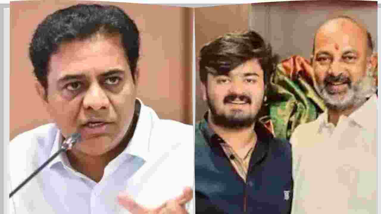 KTR Targets BJP And Congress Over Bandi Bhageerath Case