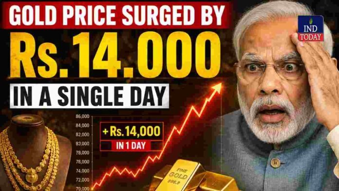 PM Modi's Shock: Gold Price Surged By Rs. 14,000 In A Single Day