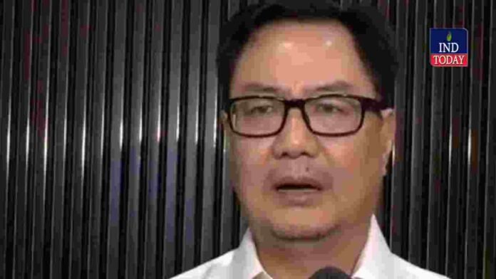 Rahul Gandhi’s Foreign Trips Against Parliamentary Rules: Kiren Rijiju