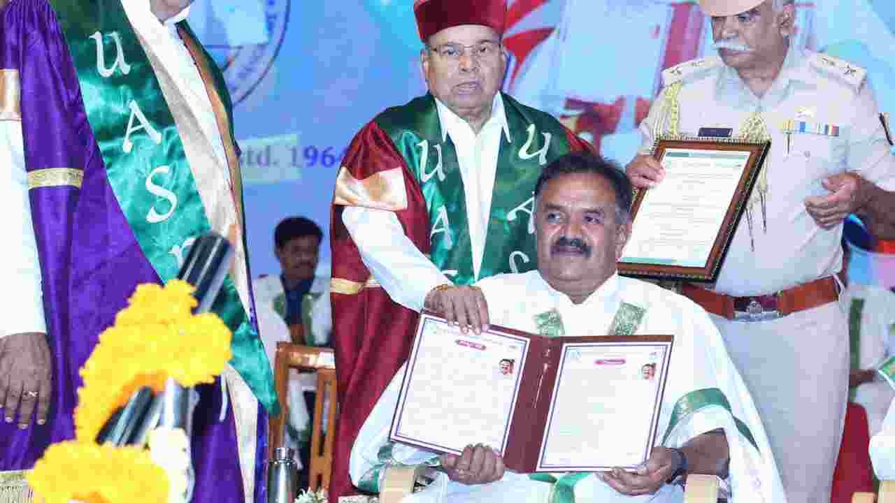 Hyderabad Agri Entrepreneur Gets Honorary Doctorate