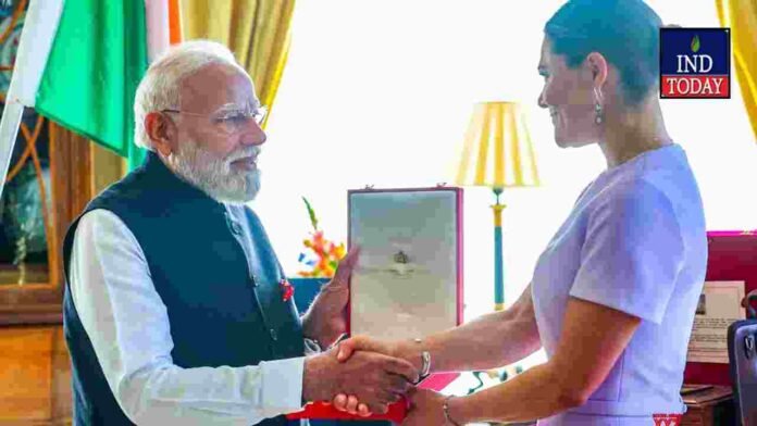 Sweden Honours PM Modi With Royal Order of Polar Star