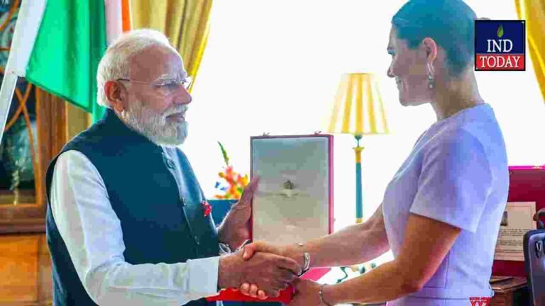 Sweden Honours PM Modi With Royal Order of Polar Star