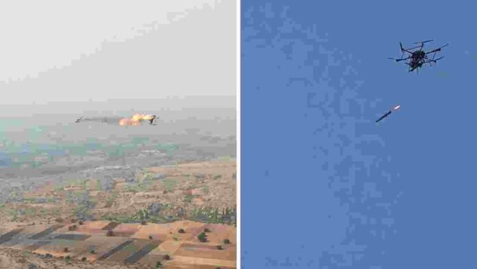 DRDO Successfully Tests Indigenous Precision Missile For UAVs