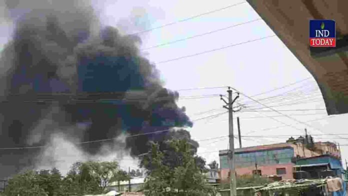 Major Fire At Chemical Factory In Medchal
