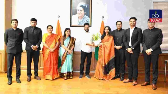 2025 Batch Trainee IAS Officers Meet CM Revanth Reddy