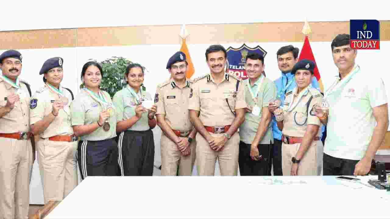 Telangana Police Team Won 12 Medals At All India Police Games