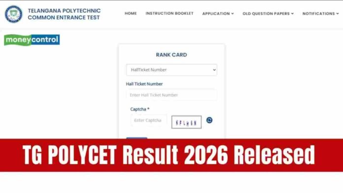 Telangana POLYCET 2026 Results: 11 Students Share Top Rank