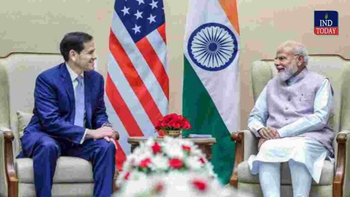 US Secretary Marco Rubio Meets PM Modi In Delhi