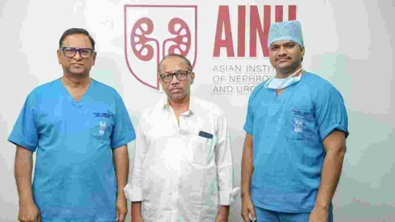AINU Doctors Remove 20 CM Kidney Tumour From Kurnool Patient