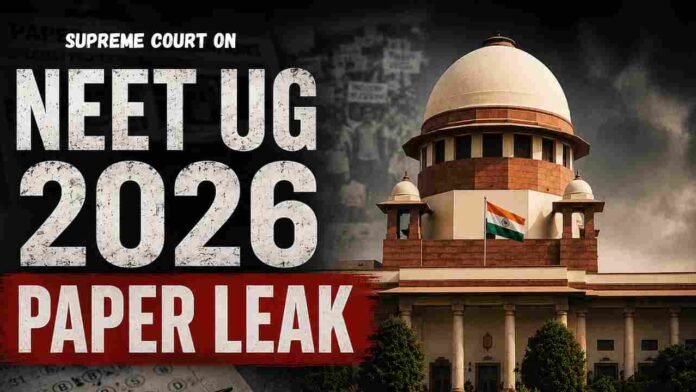 Supreme Court Angry On Authorities Over NEET UG Paper Leak