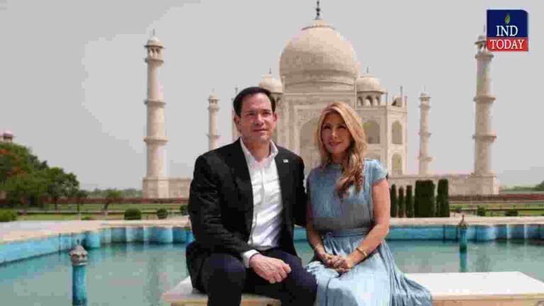 Marco Rubio Visits Taj Mahal With Wife During India Tour