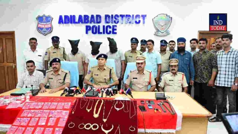 Interstate Heavy Vehicle Theft Gang Busted In Adilabad