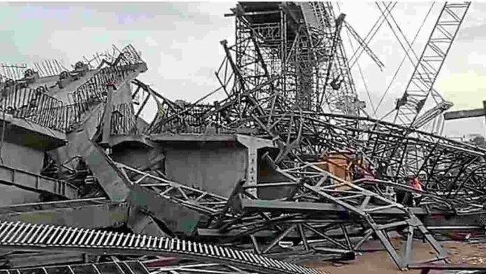 Under Construction Bridge Collapse In UP, Six Labourers Killed