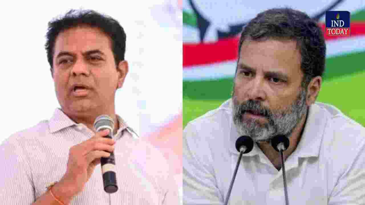 KTR Questions Rahul Gandhi Over Pending Promises To Telangana Auto Drivers