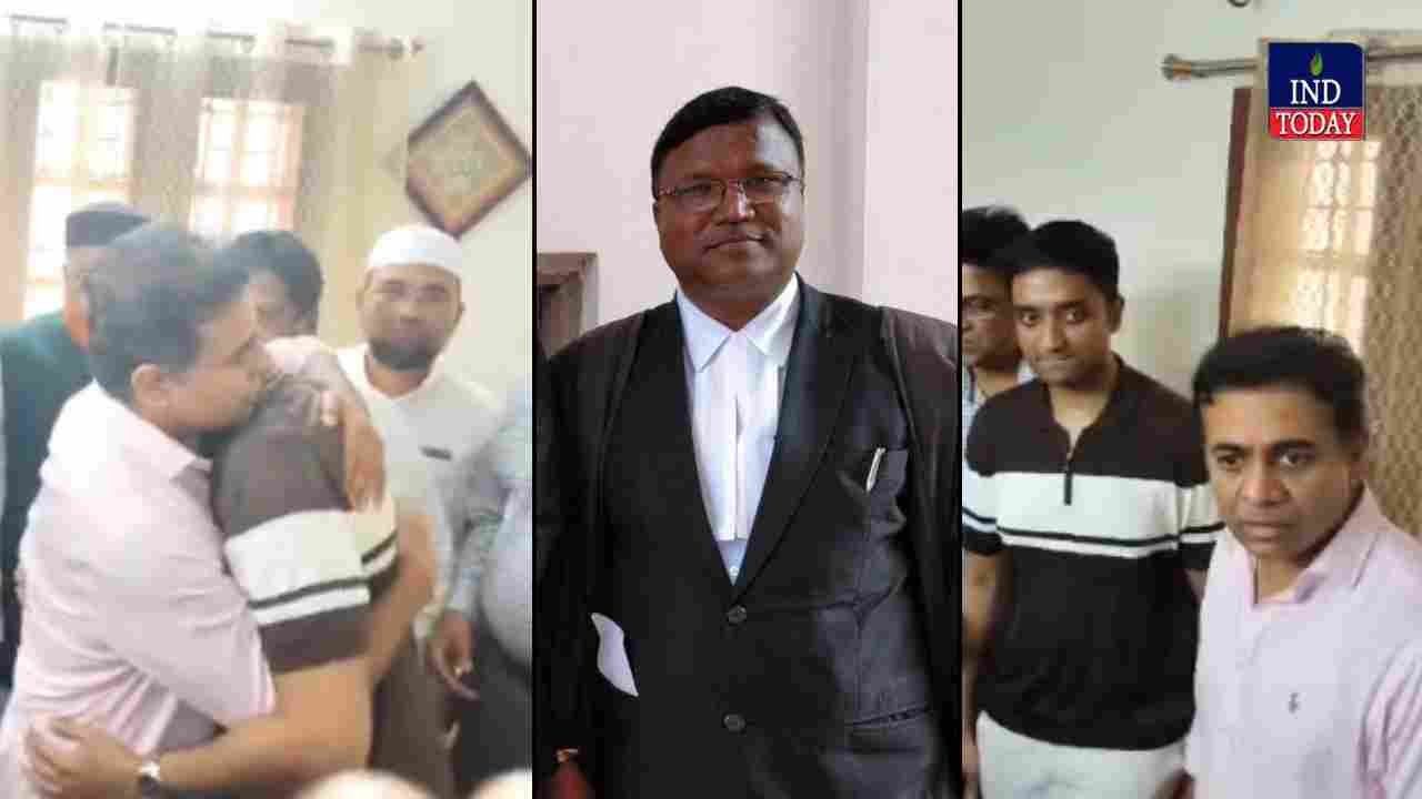 Hyderabad Advocate Murder: KTR Visit Khaja Moizuddin’s House