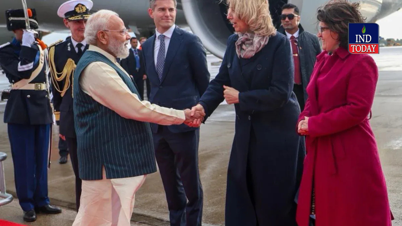 PM Modi Arrives In Netherlands To Boost India Europe Ties