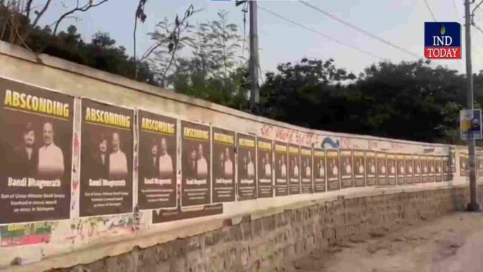Bandi Sai Bhagirath Case: Posters Surface In Hyderabad