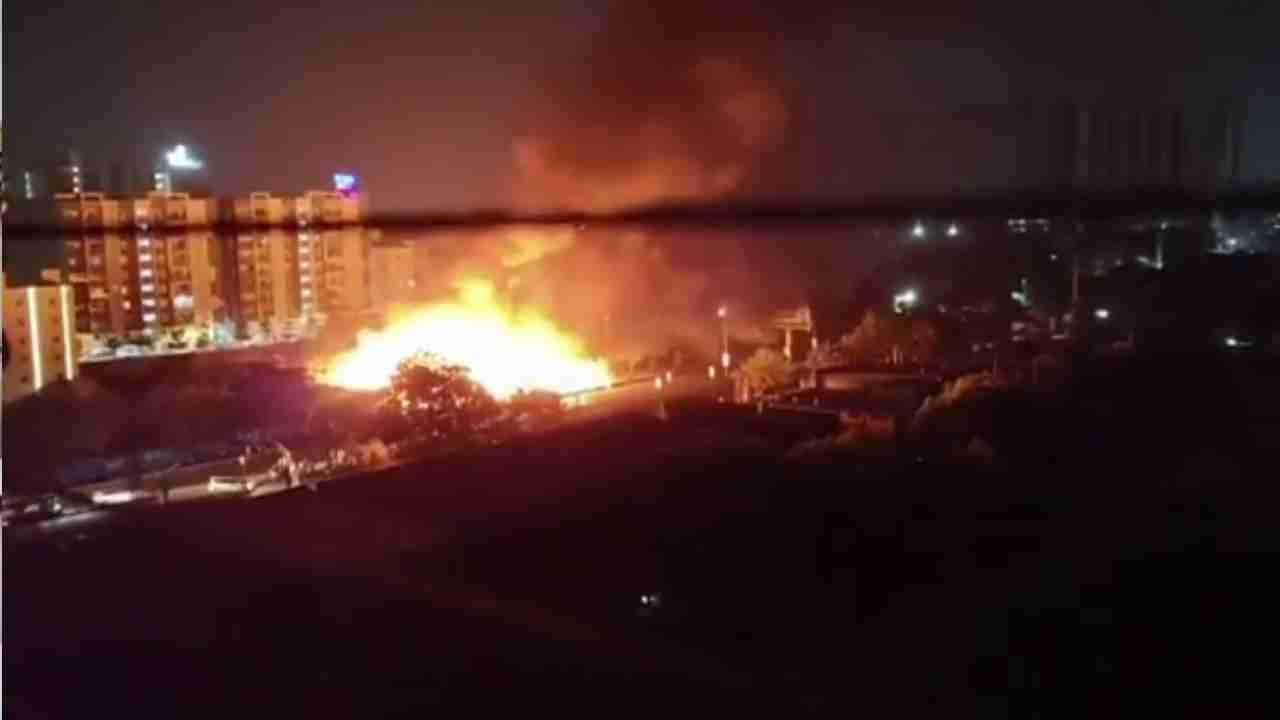 Massive Fire Breaks Out In Bachupally, Furniture Shops Gutted