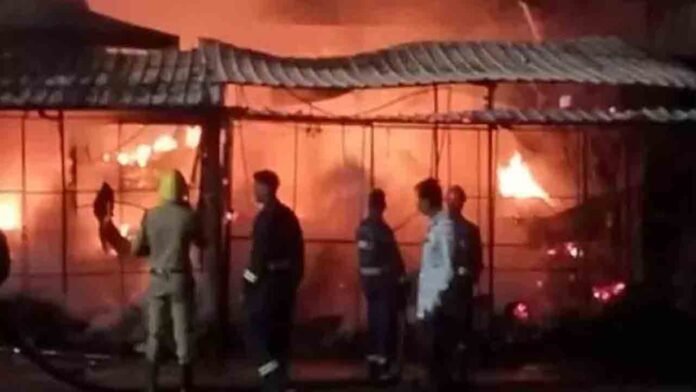 Nizamabad Fire Accident: 12 Shops Gutted In Midnight Blaze