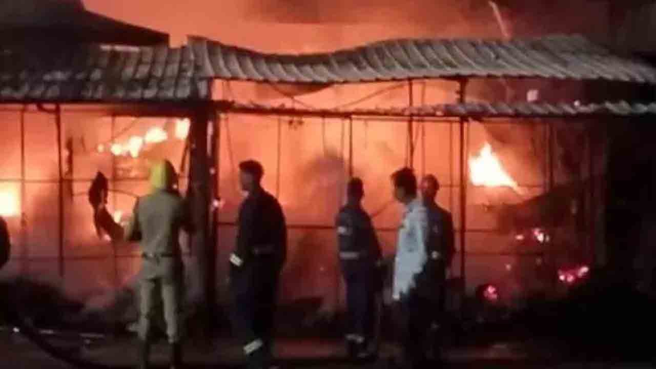 Nizamabad Fire Accident: 12 Shops Gutted In Midnight Blaze