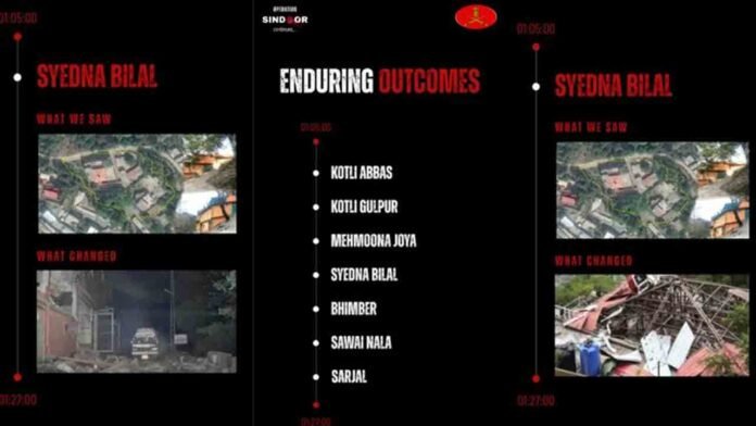 Operation Sindoor Army Releases Terror Camps List