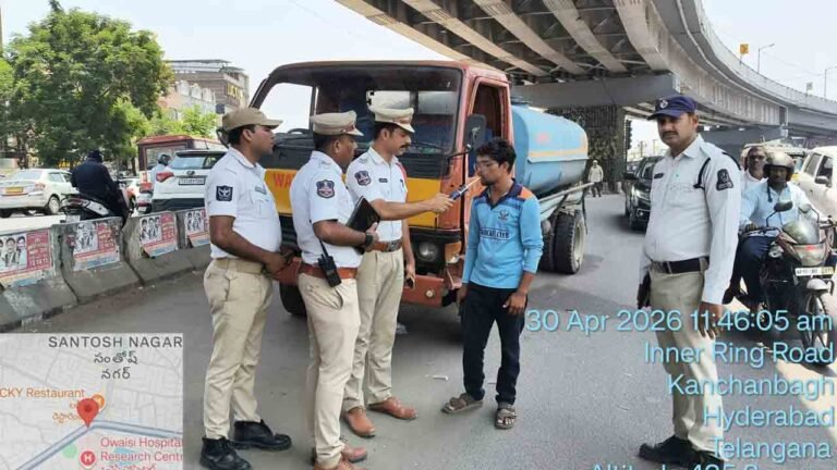 Daytime Drunk Driving Checks Intensified In Santoshnagar