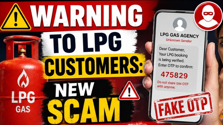 Warning To LPG Customers: New Scam Of Fake OTPs