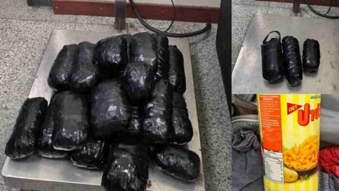 High Grade Marijuana Seized At Shamshabad Airport