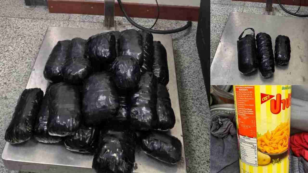 High Grade Marijuana Seized At Shamshabad Airport