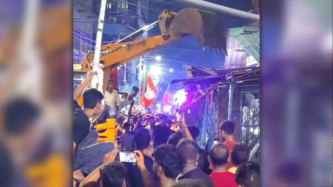 Kolkata TMC Office Demolition Sparks Tension