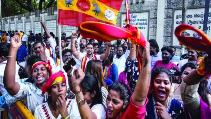 TVK Protest At Governor Arlekar Residence, Lok Bhavan