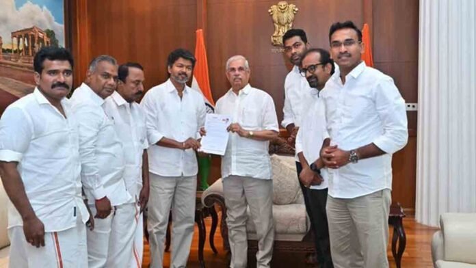 Vijay Thalapathy Meets Governor To Form Tamil Nadu Government