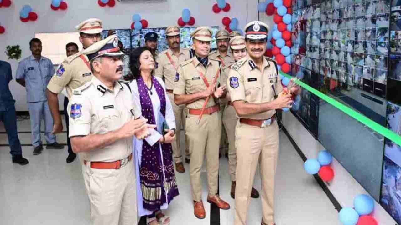 DGP CV Anand Launches CCTV Cameras In Adilabad